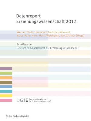 cover image of Datenreport Erziehungswissenschaft 2012